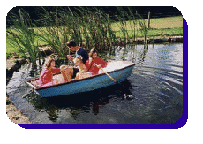 Guests enjoying boating